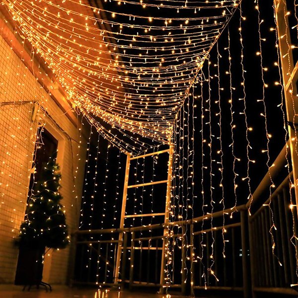 Perdea luminoasa 3M x 3M 306 leduri conectabila