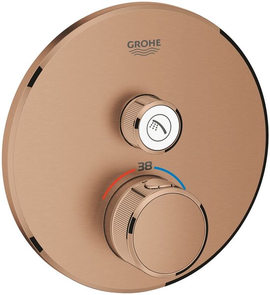 Grohe Grohtherm SmartControl baterie de duș ascuns cu termostat Brushed Warm Sunset 29118DL0