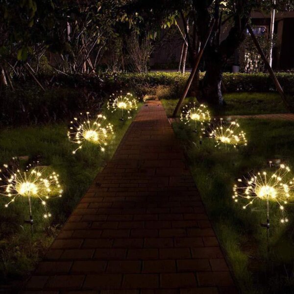Lampa Decorativa Artificii din Cupru cu 120 Led-uri
