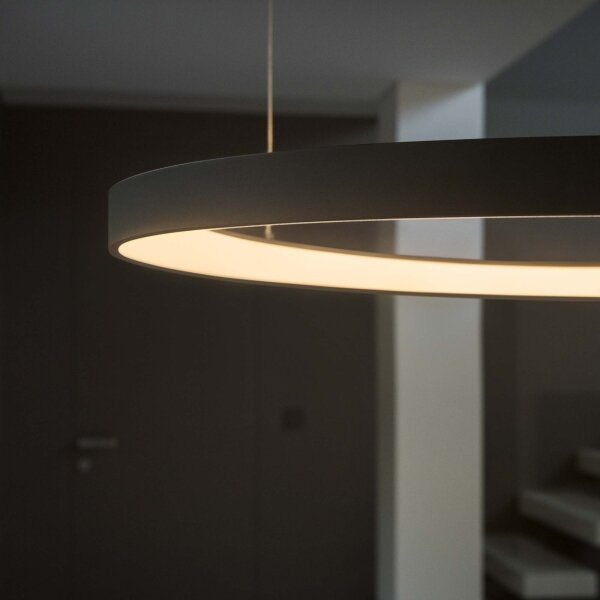 Ideal Lux - Lustru LED suspendat pe cablu GEMINI LED/47W/230V 2700K diam. 61 cm CRI 90 negru