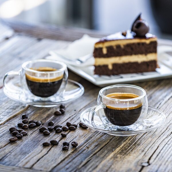 Pahare termo espresso 4Home Style Hot&Cool 80 ml, 2 buc