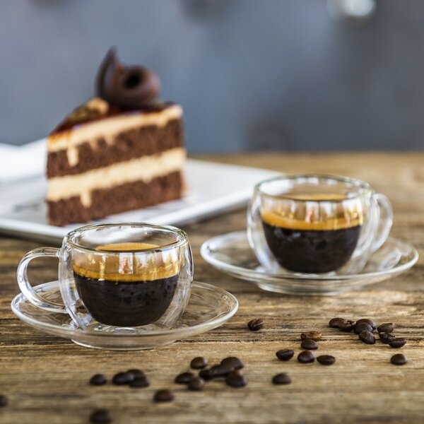 Pahare termo espresso 4Home Style Hot&Cool 80 ml, 2 buc