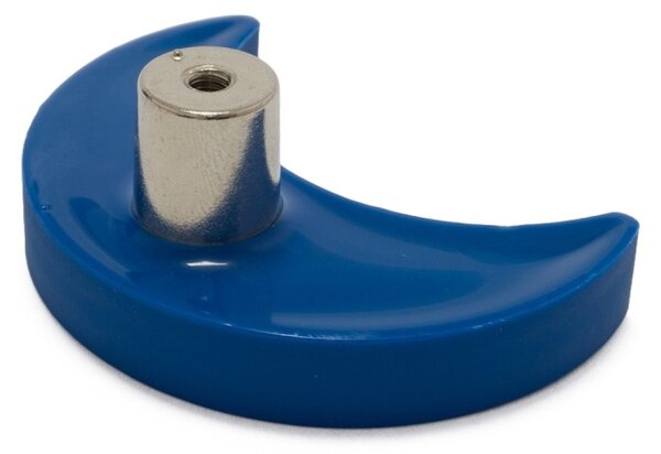 Buton mobilier copii Semiluna albastru, 60x43x24 mm
