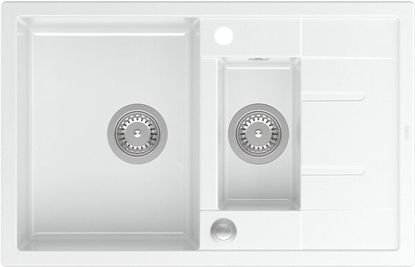 Quadron Morgan chiuveta graniteq 78x50 cm alb HB8224U1-BS_P2O
