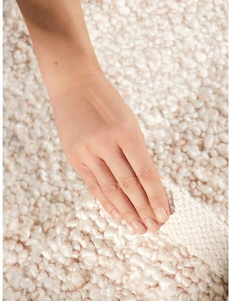 Covor crem țesut manual din material bouclé 160x230 cm Notting Hill Portobello – Ted Baker