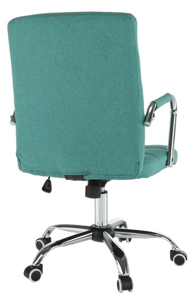 KONDELA Scaun de birou, verde azur, MORGEN