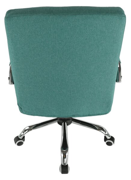KONDELA Scaun de birou, verde azur, MORGEN