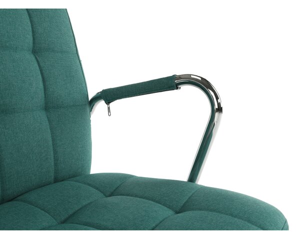KONDELA Scaun de birou, verde azur, MORGEN