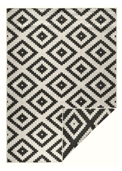 Covor adecvat pentru exterior NORTHRUGS Malta, 120 x 170 cm, negru-crem