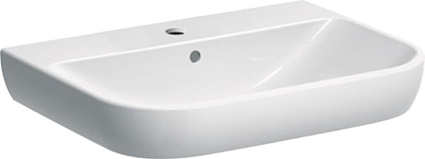 Geberit Smyle Square lavoar 65x48 cm dreptunghiular clasică alb luciu 500.230.01.8