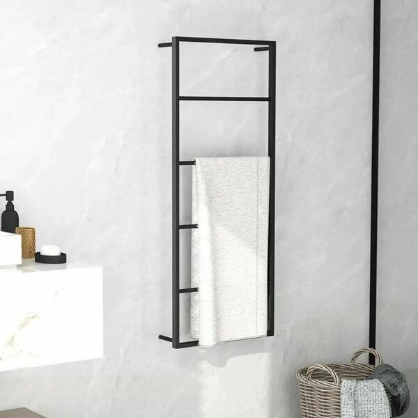 Suport prosop Randa, din metal pentru baie, 115 cm