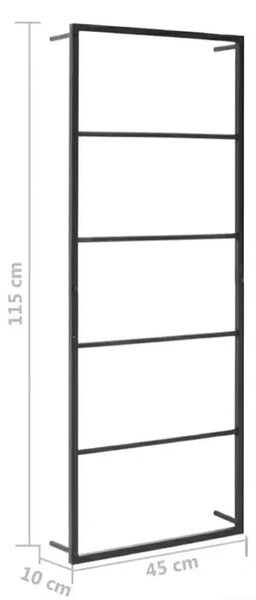 Suport prosop Randa, din metal pentru baie, 115 cm