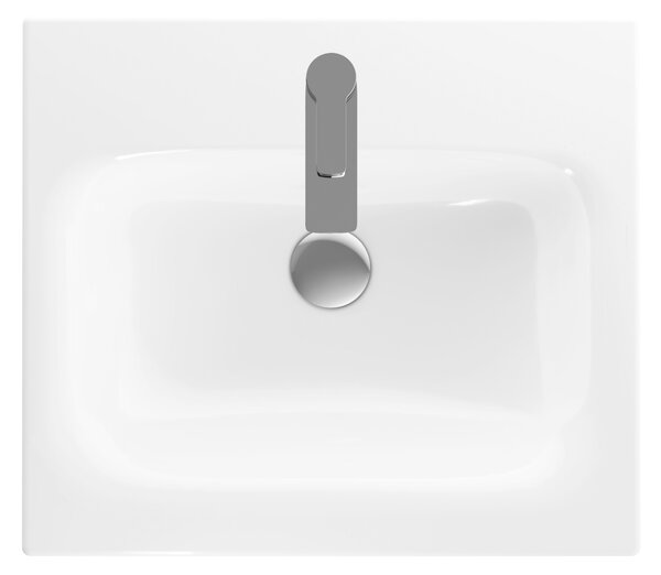 Geberit Selnova Square lavoar cu dulap 55 cm alb 501.232.00.1