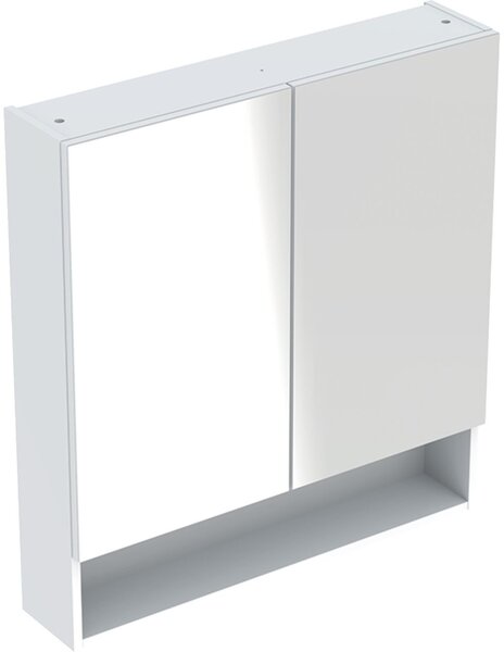 Geberit Selnova Square dulap 58.8x17x85 cm cu oglinda alb 501.264.00.1