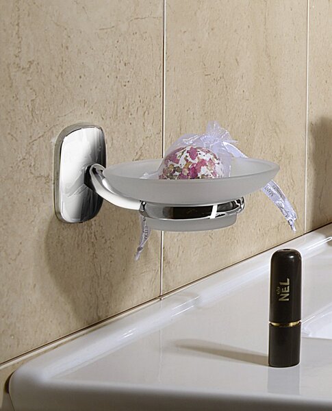 Aqualine Aqualine, suport dublu pentru prosoape RUMBA 600mm, crom, RB111