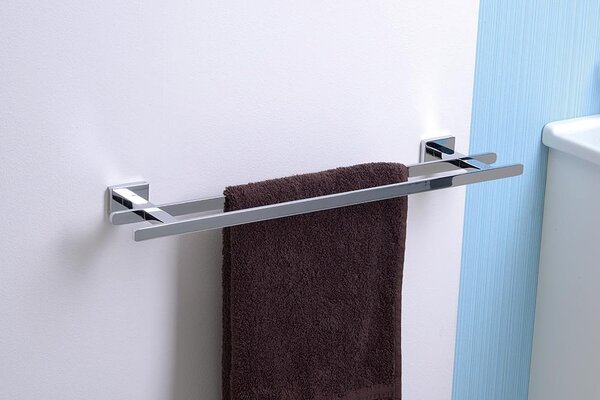 Aqualine Aqualine, suport dublu pentru prosoape APOLLO 550 mm, crom, 1416-11
