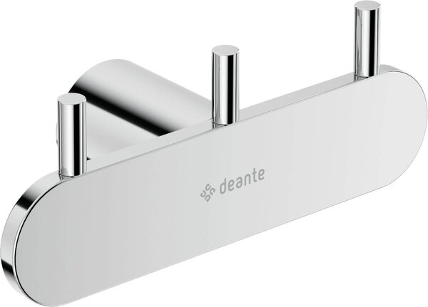 Deante Round, baie 3 carlig pentru prosoape, crom, DEA-ADR_0131
