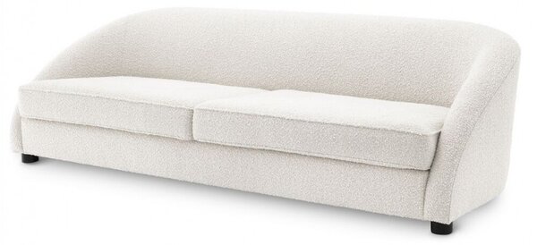 Canapea eleganta design LUX Cruz, boucle crem 114921 HZ