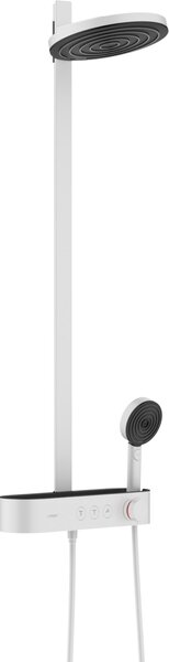 Hansgrohe Pulsify S set de duș perete cu termostat cu duș de ploaie alb 24240700