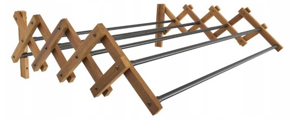 Erga Aurora, uscator de rufe pliabil 85,1x62,8x24,5 cm pe perete, maro-negru, ERG-SEP-10SUHAAUDSM80