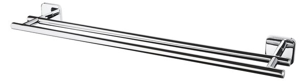 BISK Erga Forte, suport pentru prosoape cu 2 brate 600 mm, crom, ERG-06836