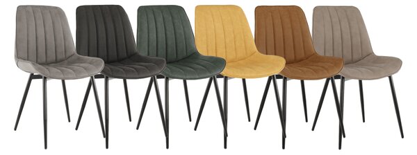 KONDELA Scaun, piele ecologică maro camel/negru, HAZAL