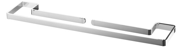 BISK Erga NATURE, suport dublu pentru prosoape 2 x 560 mm, crom, ERG-04882