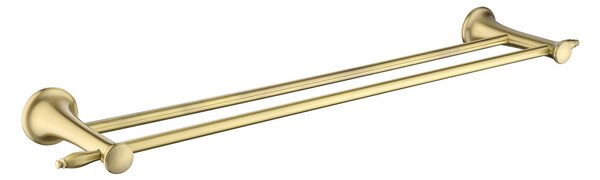 Ferro - Suport dublu pentru prosoape ANTICA 600 mm, bronz, AAI10BR