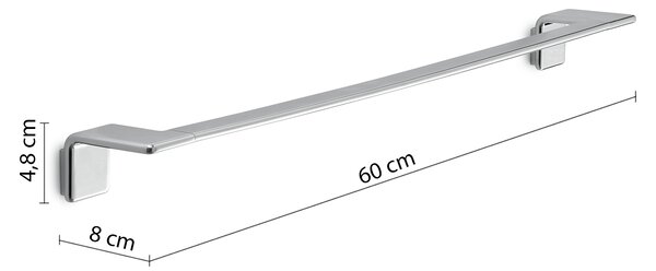 Gedy Gedy, IL GIGLIO suport prosop 600x80mm, crom, A9216013