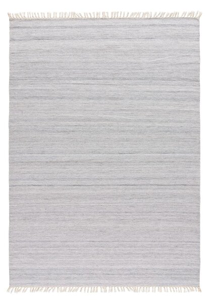 Covor de exterior din plastic reciclat Universal Liso, 140 x 200 cm, gri