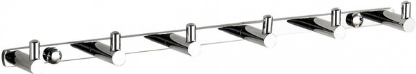 Mexen Accesorii Mexen, suport pentru prosoape, 6 cârlige, crom, 709166-00