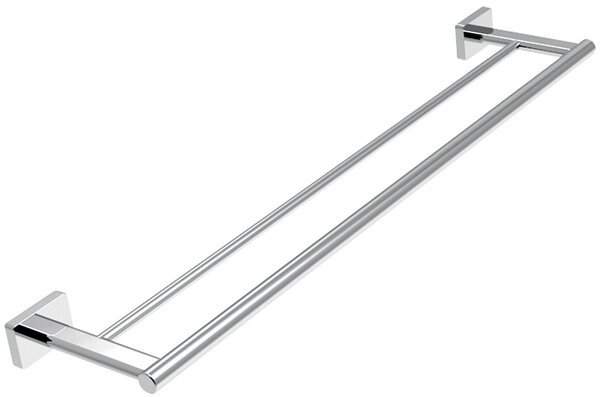 Novaservis - Suport dublu pentru prosoape GRETA 600 mm, crom, AGR10