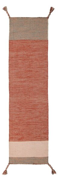 Covor din lână Flair Rugs Anu, 60 x 200 cm, portocaliu