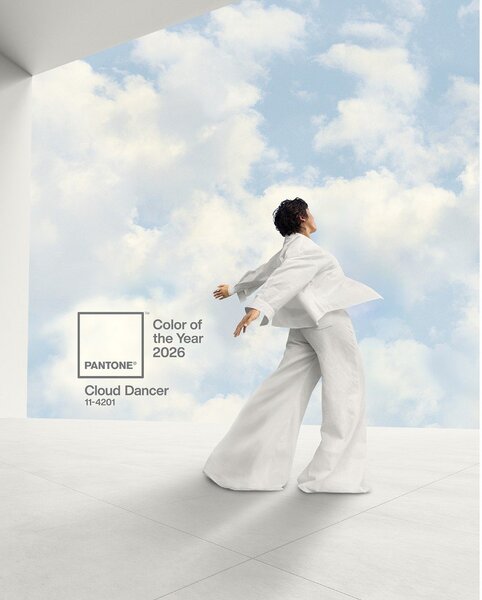 Ceașcă de cappuccino din ceramică albă 175 ml Cortado Cloud Dancer - Pantone
