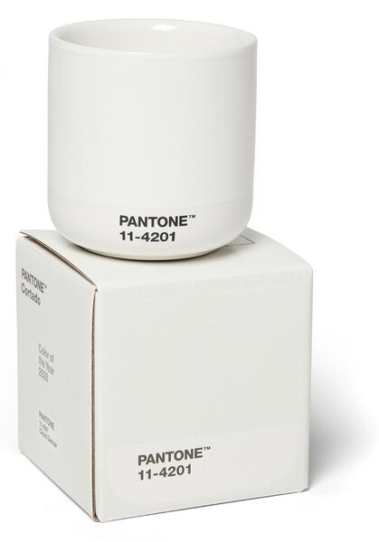Ceașcă de cappuccino din ceramică albă 175 ml Cortado Cloud Dancer - Pantone