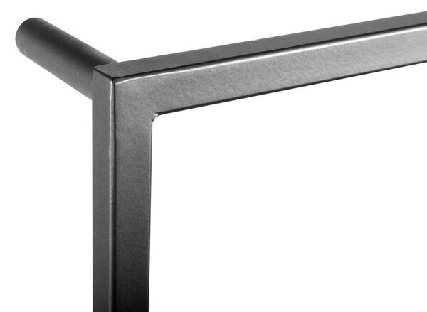 Sapho Sapho, suport pentru prosoape SKA montat pe perete 600x1150x100mm, mat negru, SKA502