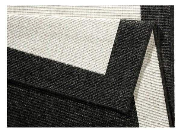 Covor adecvat pentru exterior NORTHRUGS Panama, 80 x 150 cm, negru - crem