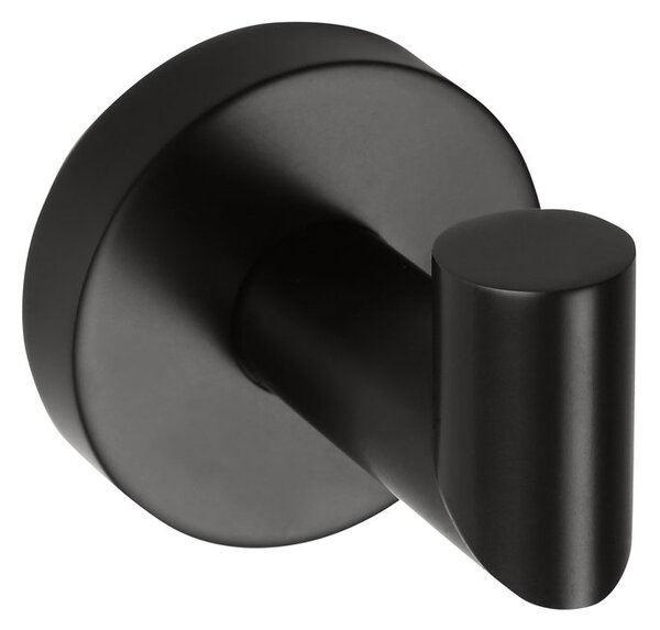 Sapho Sapho, cârlig X-ROUND BLACK, negru mat, XR208B