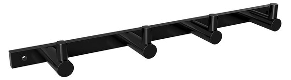 Sapho Sapho, cârlig pătrat X-ROUND BLACK, negru mat, XR204B