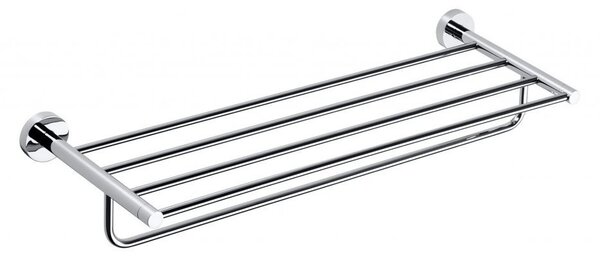 Sapho Sapho, X-ROUND E raft pentru prosoape cu bară 600 mm, crom, XR415