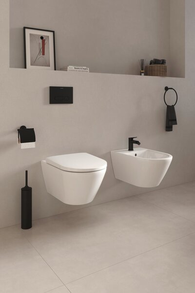 Duravit Wave baterie bideu stativ negru WA2400001046