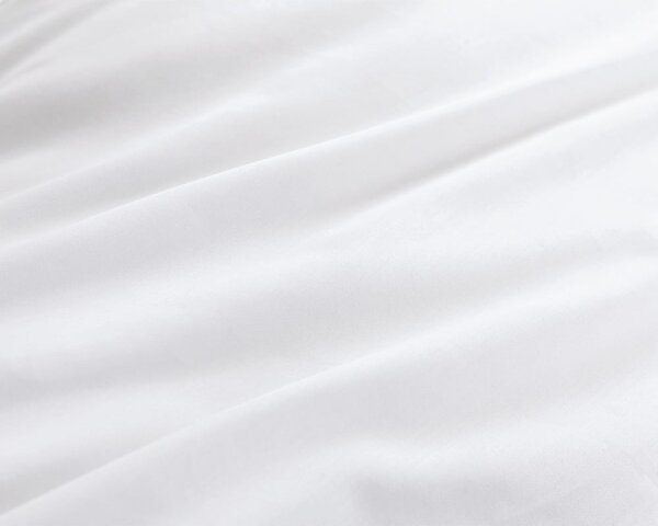 Lenjerie de pat din bumbac satinat Bianca Classic, 200 x 200 cm, alb