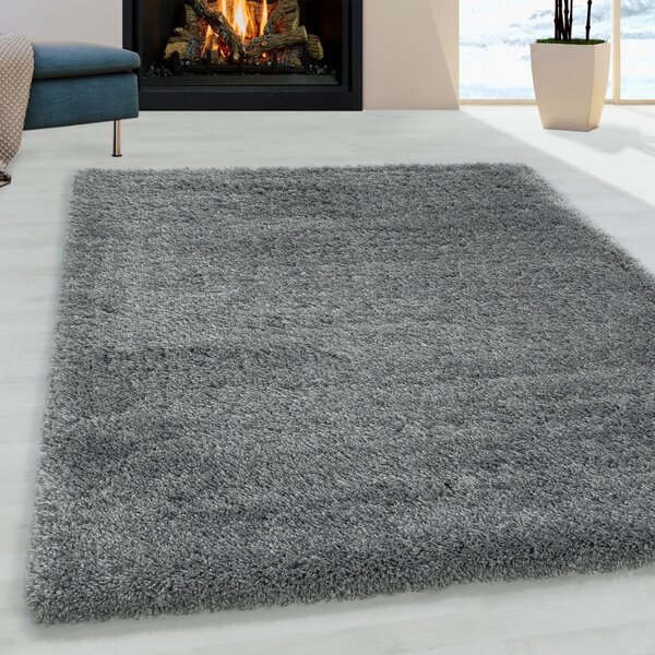 Covor Fluffy Gri Deschis 80x150