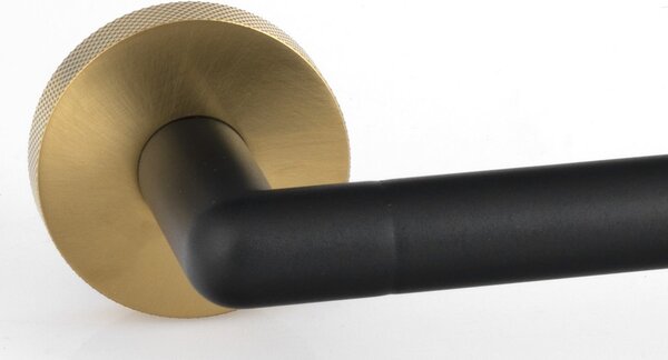 Sapho Sapho, suport pentru prosoape LARISSA 600 mm, negru/auriu mat, WS010BG