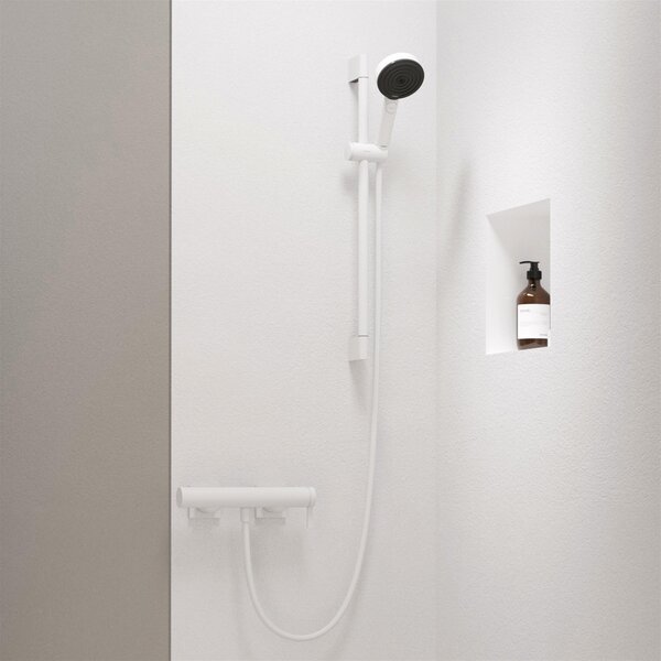 Hansgrohe Tecturis E baterie de duș perete alb 73620700