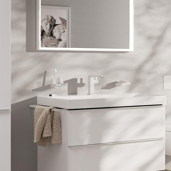 Hansgrohe Tecturis E baterie lavoar stativ alb 73040700