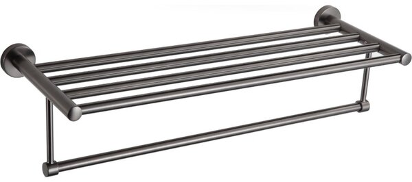 Mexen Remo, raft cu suport pentru prosoape, grafit, 7050720-66