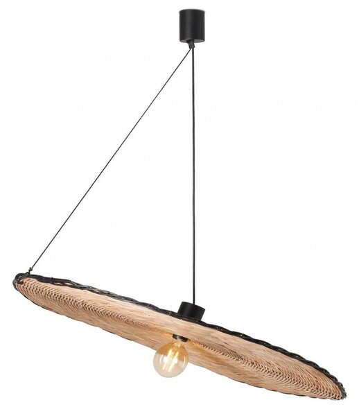 Lustra / Pendul suspendat design natural din ratan COSTAS 100cm