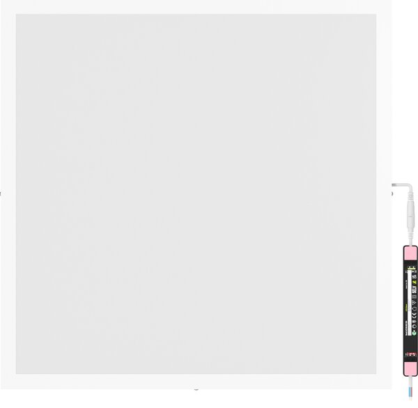Mexen Brill-S, panou LED de tavan 60×60 cm, 48 W, alb neutru 4000K, L206-060-060-4840-20