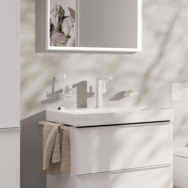 Hansgrohe Tecturis E baterie lavoar stativ alb 73060700